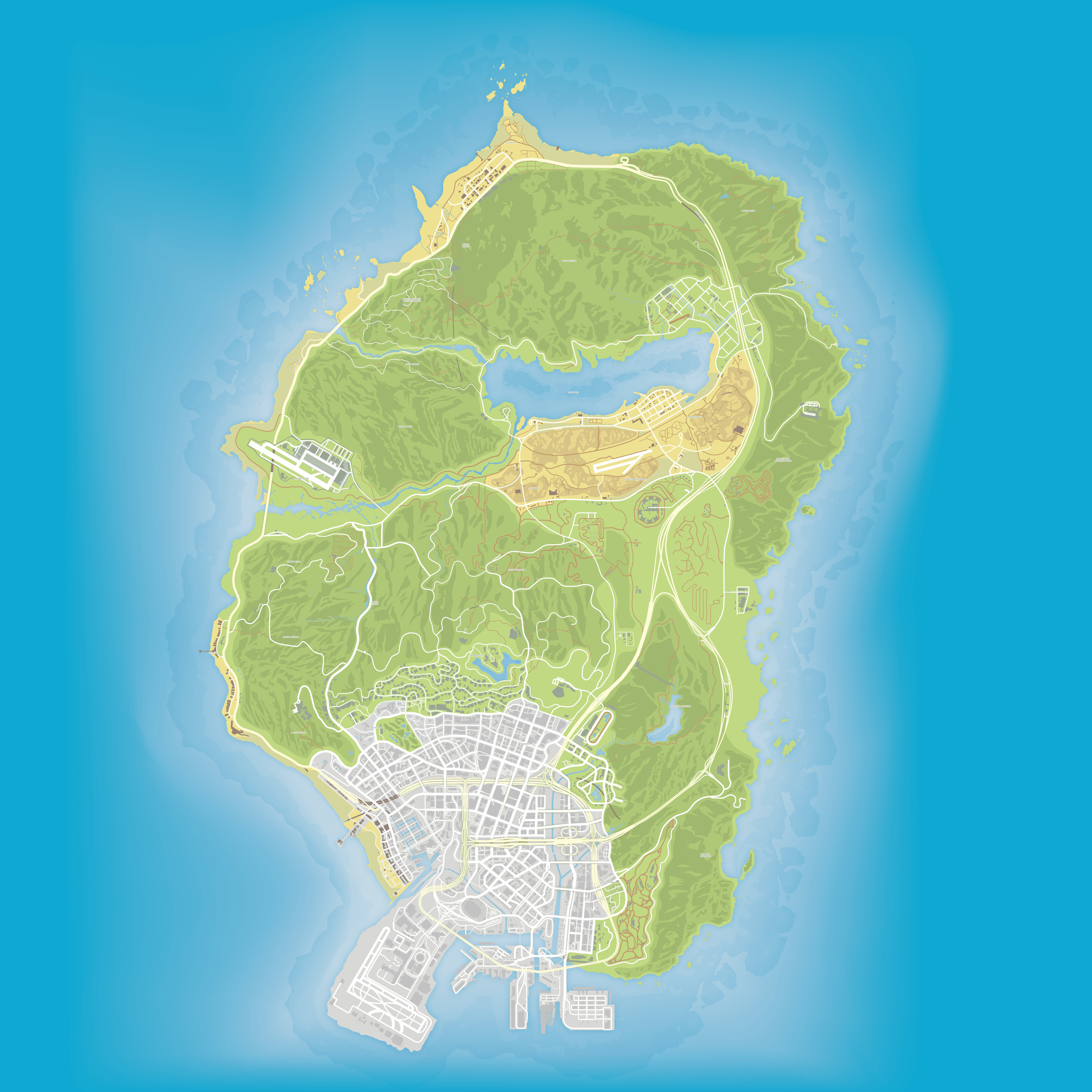 GTA 5 Atlas Map